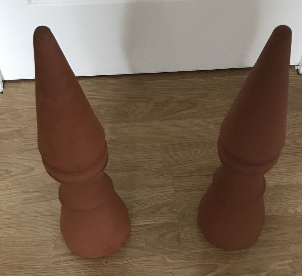 Lot de 2 &eacute;pis de couverture en terre cuite Bricolage