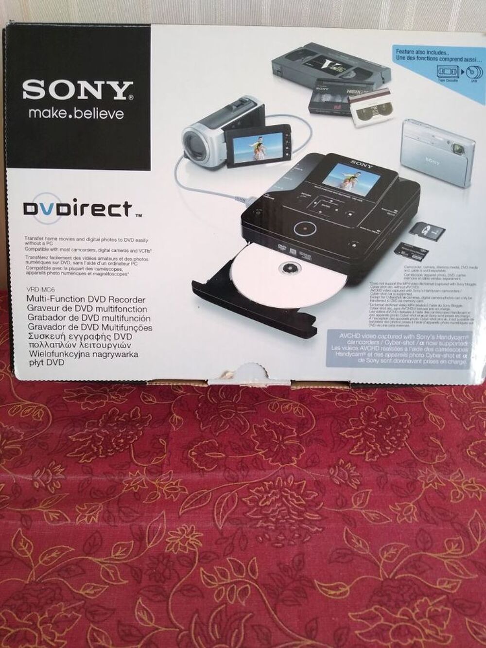 Graveur DVD multifonction VRD-MC6 - Sony Photos/Video/TV