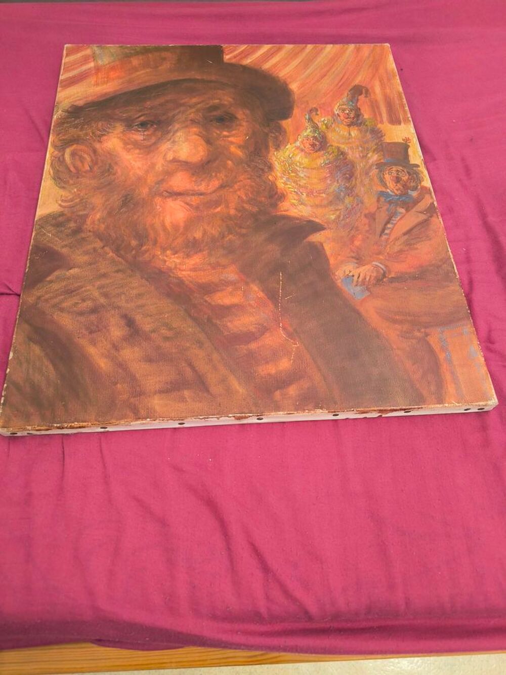 peinture art clow triste 