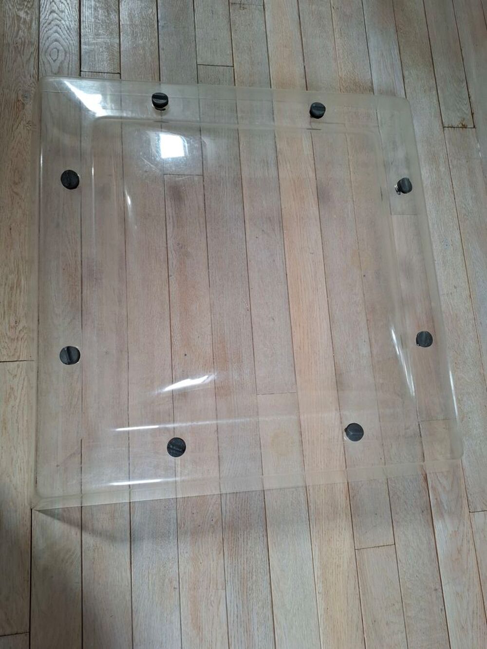 Mod&egrave;le 1 -Fen&ecirc;tre coupole fixe Velux blanche toit plat 60x60 Bricolage