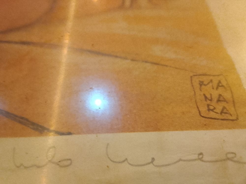 Tableau estampe Milo Manara Décoration