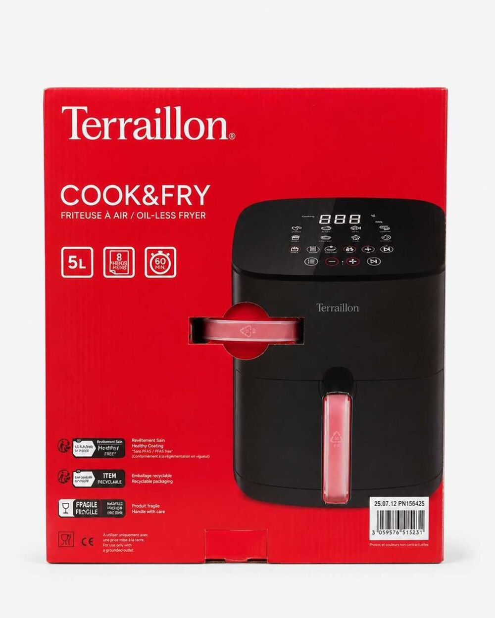 Friteuse &agrave; air Terraillon Cook&amp;Fry 5L neuve &agrave; vendre Electroménager