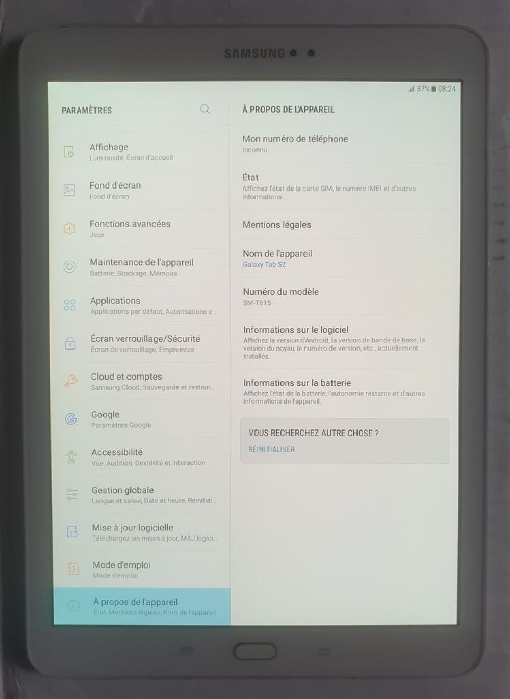 Samsung Galaxy Tab S2 (T815) 1 Téléphones et tablettes