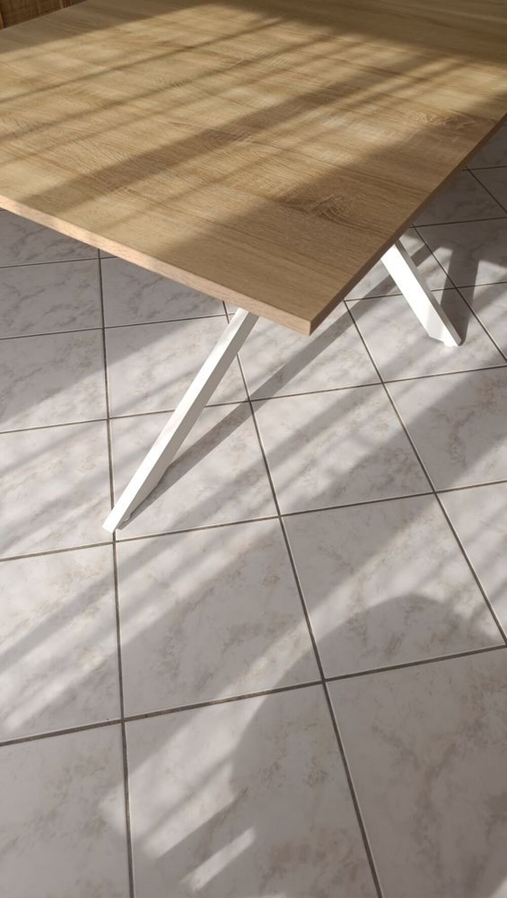 Table de salle &agrave; manger avec rallonge Meubles