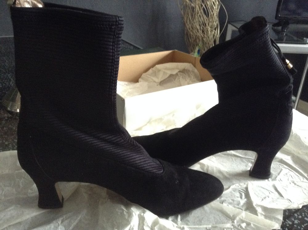 Bottines en peau de chevreau et cuir Chaussures