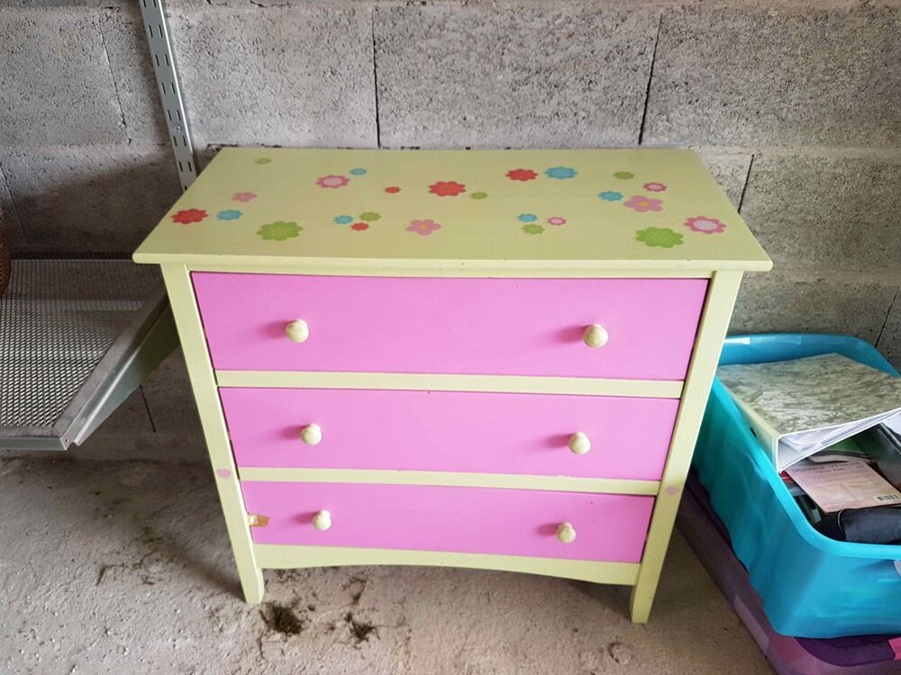 Commode enfant rose Meubles