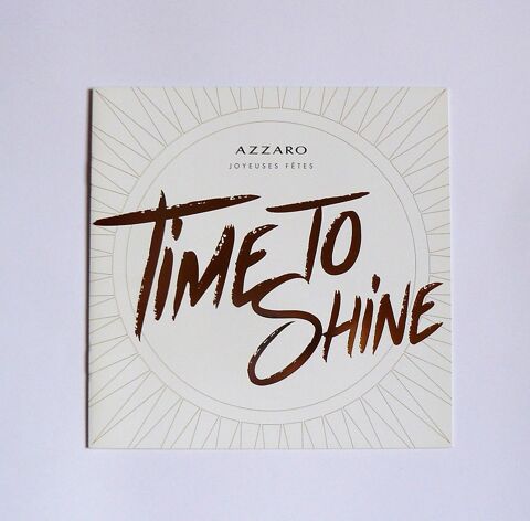 Catalogue parfum AZZARO : Time to shine - 20 pages 5 Argenteuil (95)