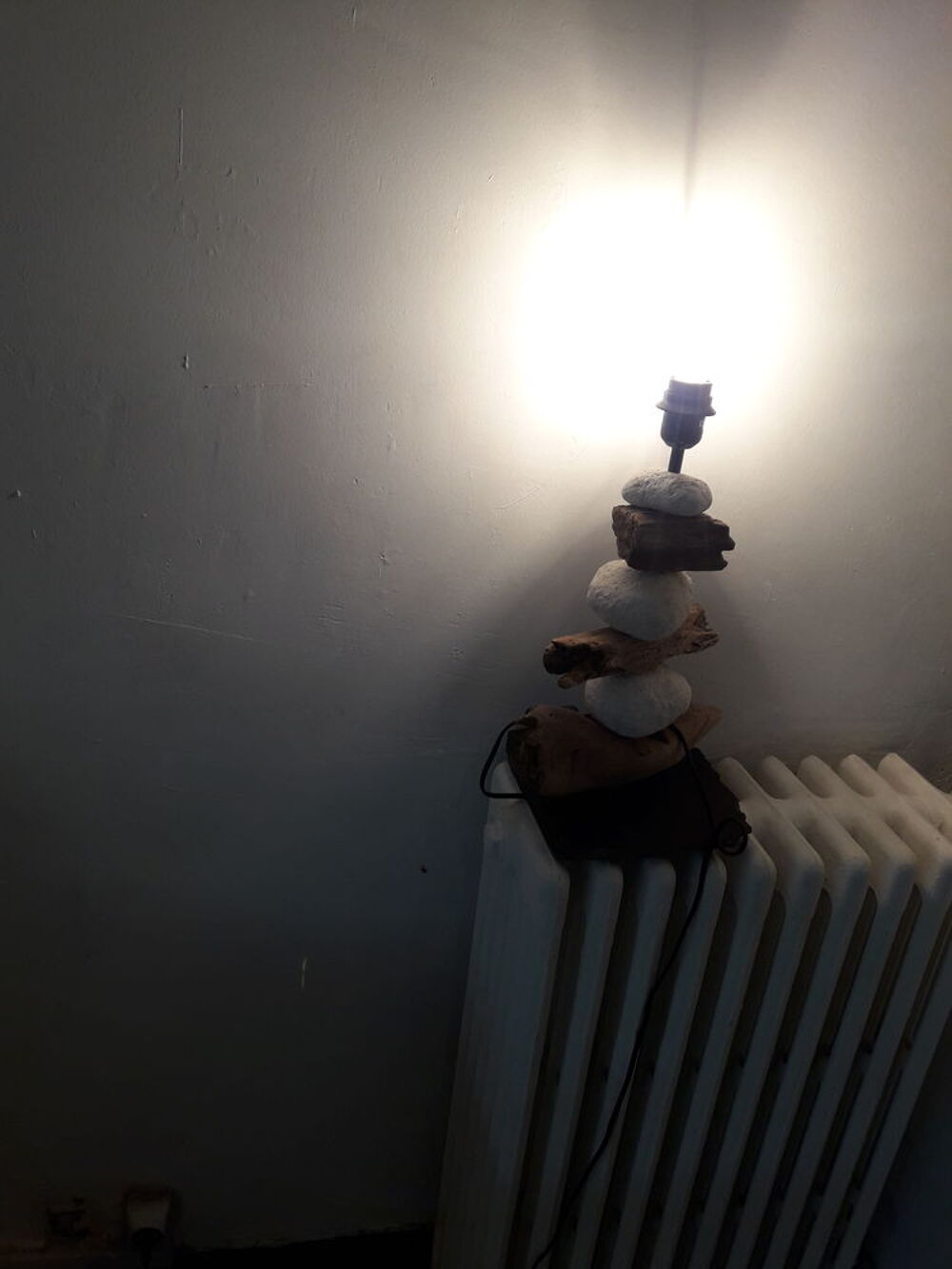 Lampe faite maison Décoration
