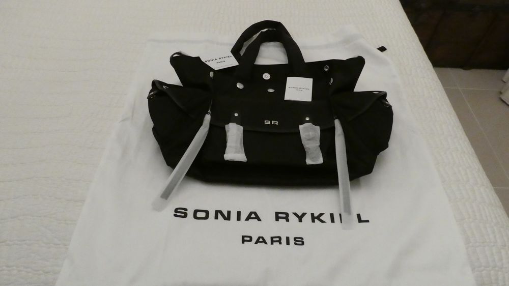sac neuf Sonia Ryckel en toile de couleur noire
Maroquinerie
