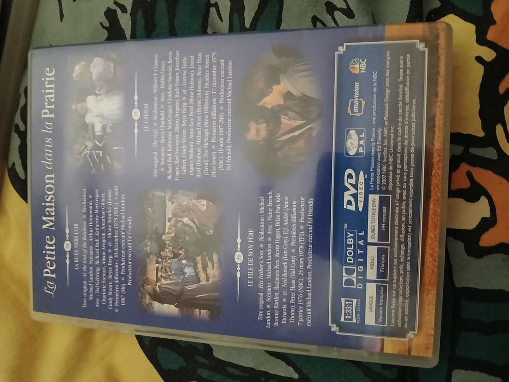 DVD LA PETITE MAISON DANS LA PRAIRIE
SAISON 2 DVD 12
DVD et blu-ray