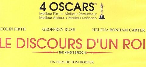 LE DISCOURS D'UN ROI format : DVD tat neuf 2 Pontoise (95)