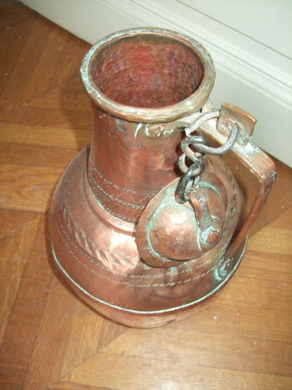 Ancien pichet en cuivre Décoration