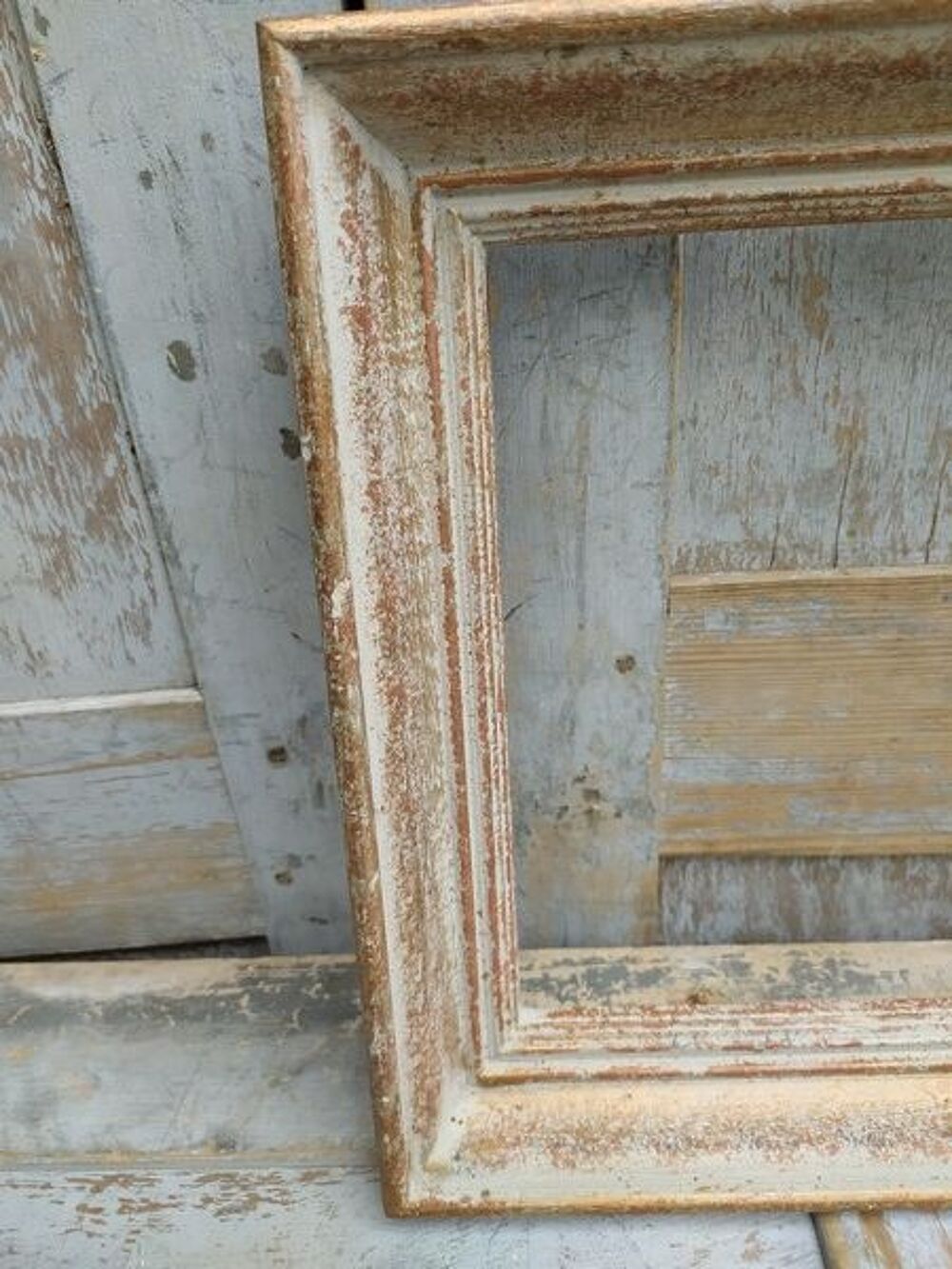 Cadre Bois Moulure Couleur Gris et Cuivre 28,6cm x 23,3cm
Décoration