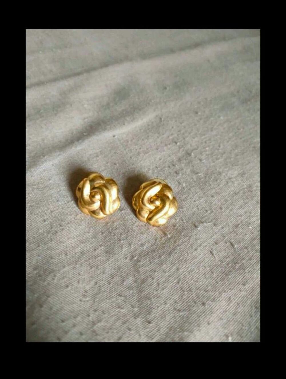 craven C paris collier boucle d'oreilles dor&eacute; Bijoux et montres