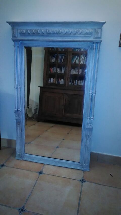 miroir ancien avec cadre en bois 200 Saint-Paul (06)
