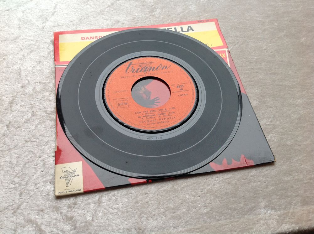 JACQUES HENDRIX DISQUE 4 TITRES CD et vinyles