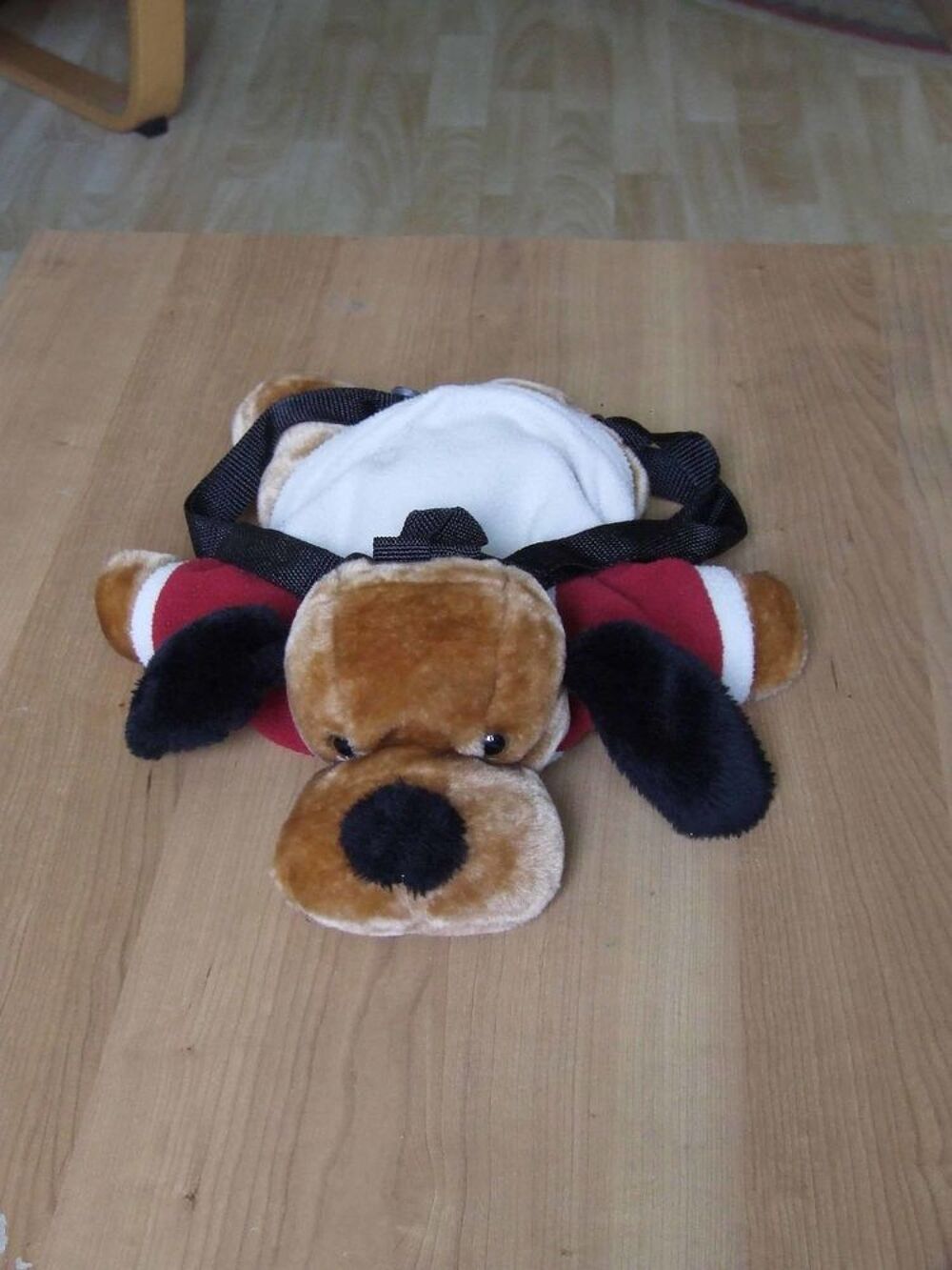 Sac &agrave; dos peluche Chien marron, TBE Jeux / jouets