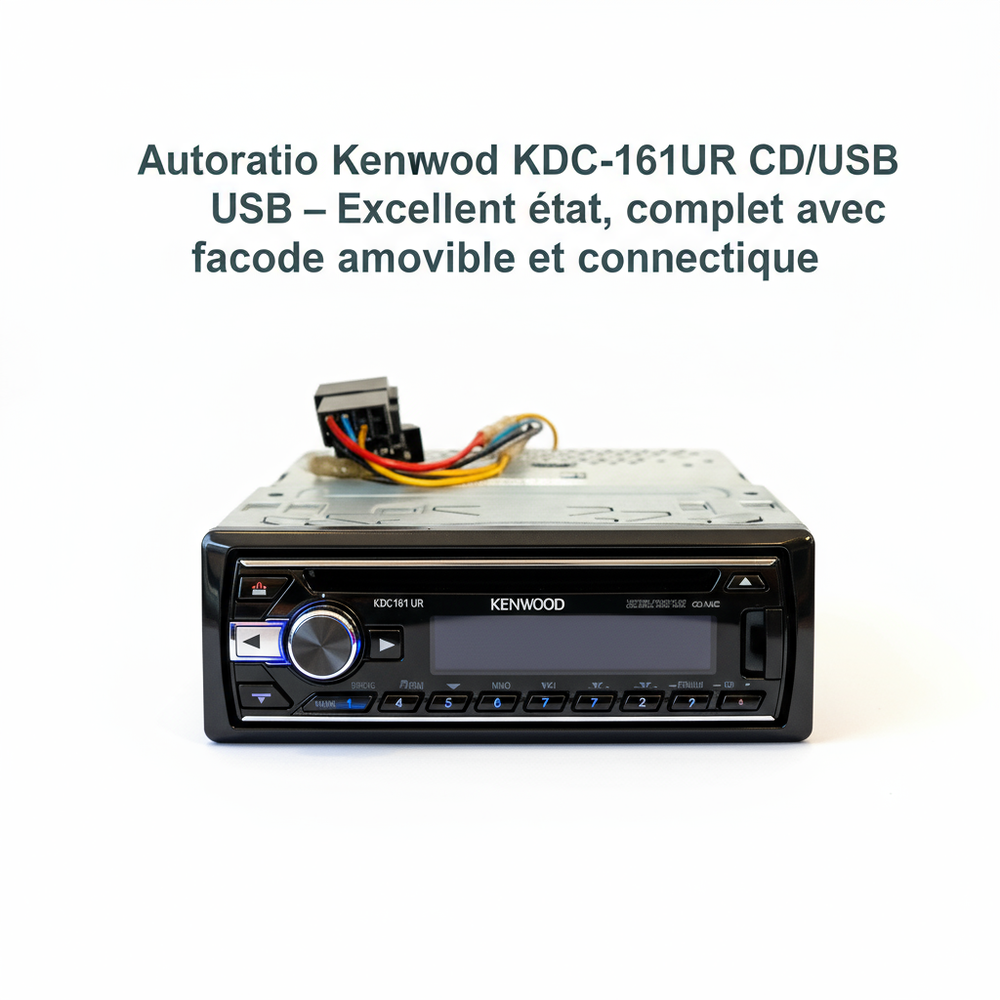 Autoradio Kenwood KDC-161UR CD/USB ? Excellent &eacute;tat Audio et hifi