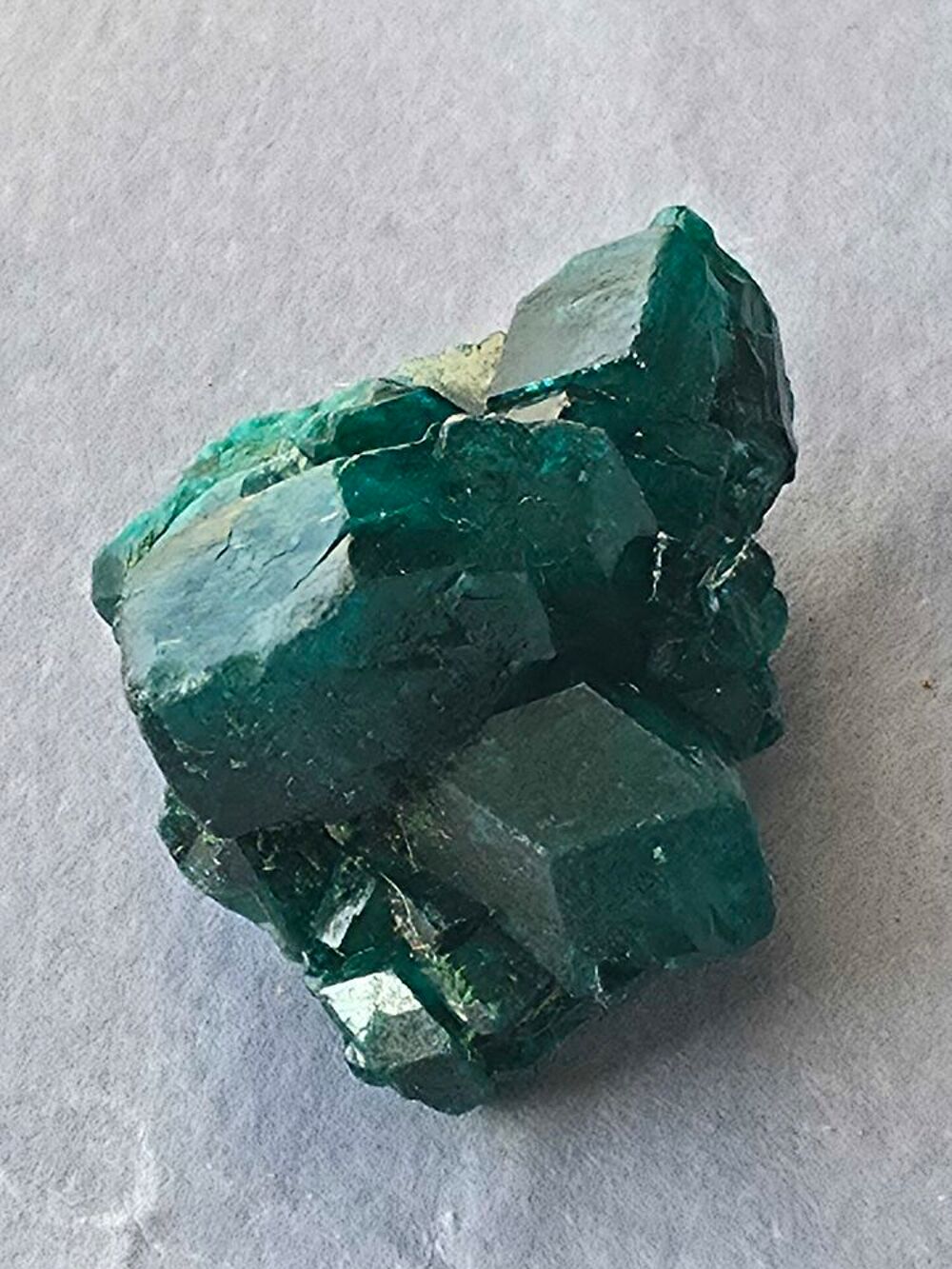 Dioptase Brute du Katanga RDC 5g-Cristaux Vert Emeraude 