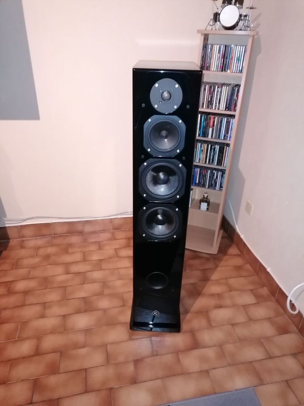 Enceintes KELINAC 714 MG laqu&eacute;e Noire Audio et hifi