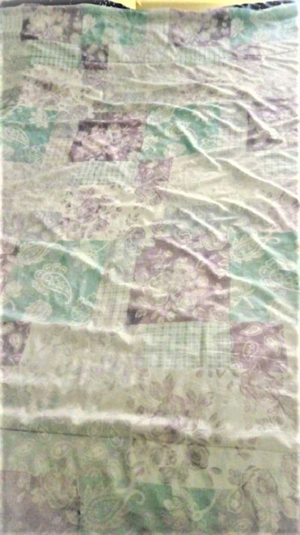 Grand plaid patchwork pastel 160 x 200 cm Décoration