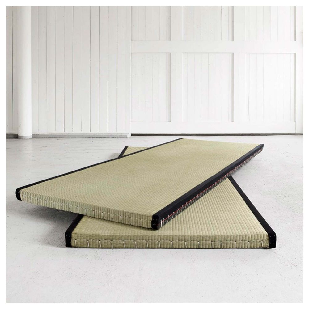 2x TATAMI somier traditionel japonais 200 x 75 x 5 cm. Meubles