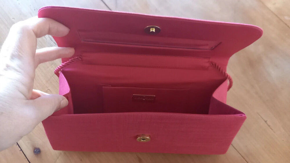 Pochette fushia Maroquinerie