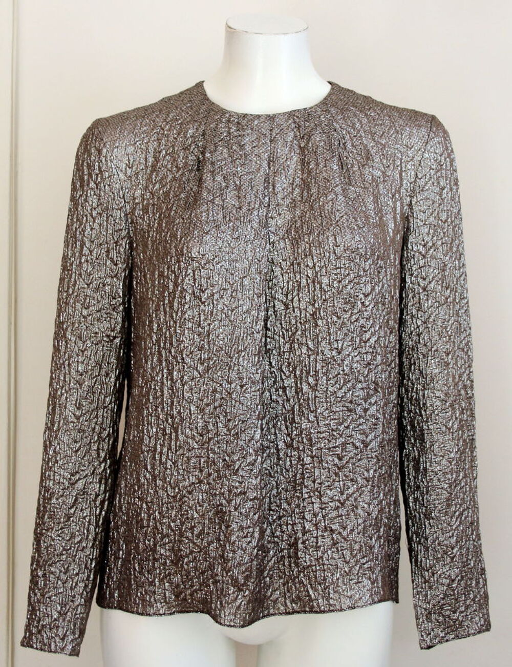Top lam&eacute; MAISON RABIH KAYROUZ T.36 Vêtements