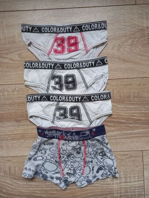 Lot de 3 slips + 1 caleçon taille 2-3 ans 4 Villiers (86)