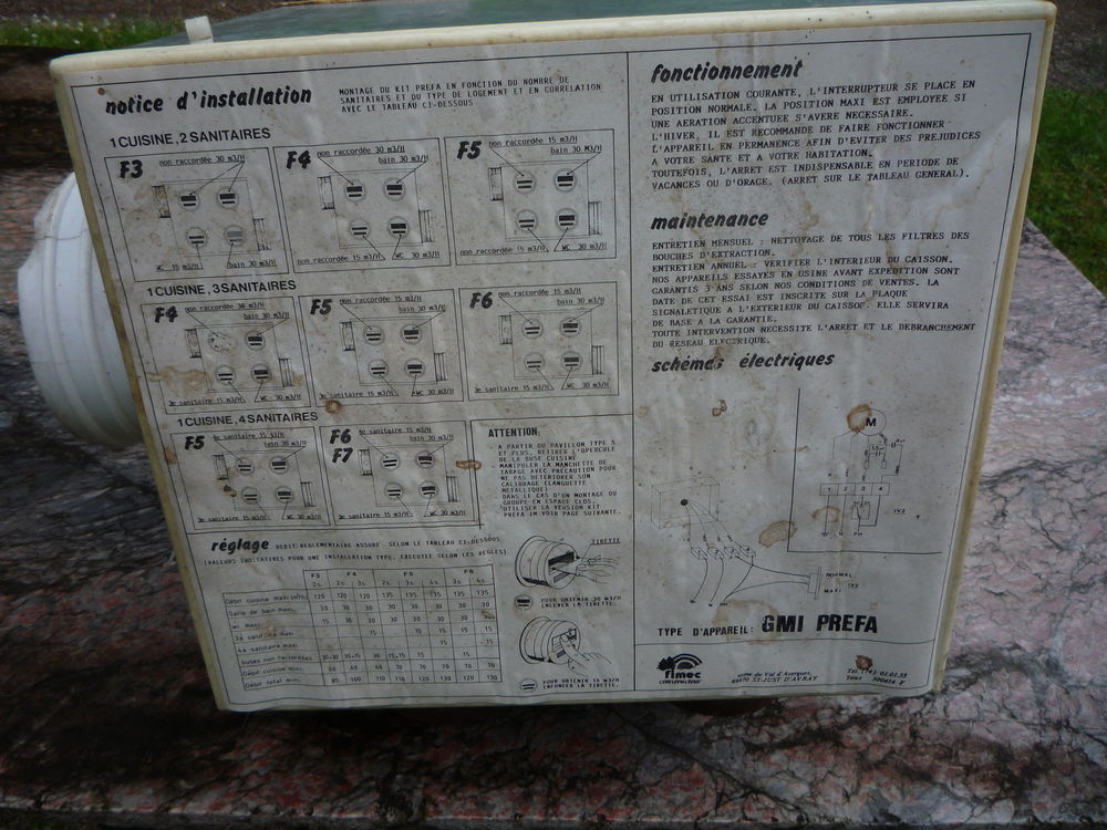 VMC / ventilation m&eacute;canique contr&ocirc;l&eacute;e 
Bricolage