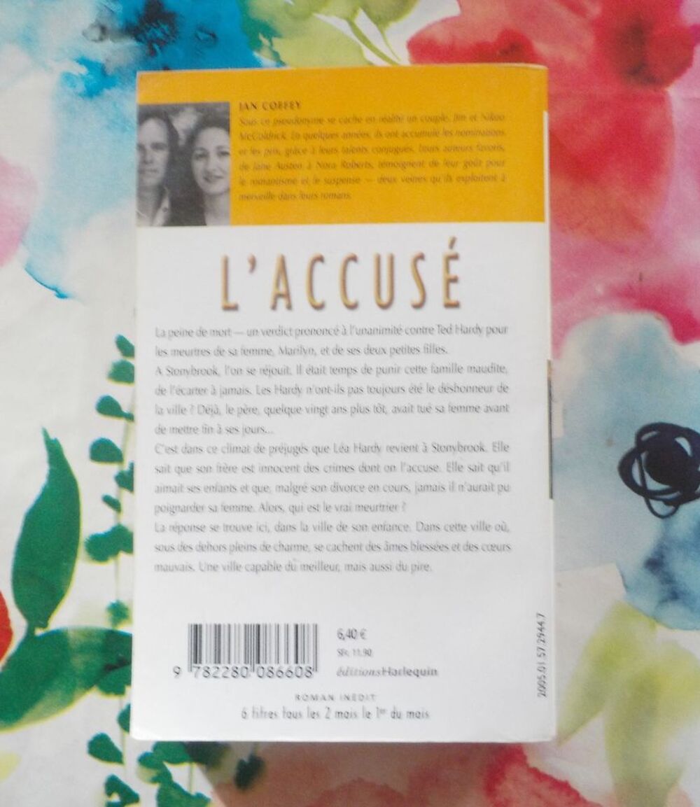 L'ACCUSE de Jan COFFEY Harlequin Best Sellers n&deg;218 Livres et BD