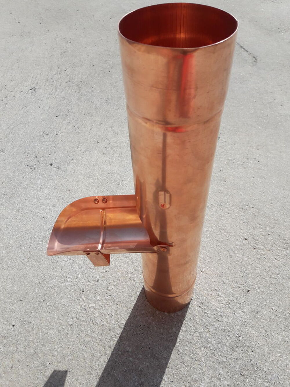 R&eacute;cup&eacute;rateur d'eau clapet en cuivre 80 mm neuf . Bricolage