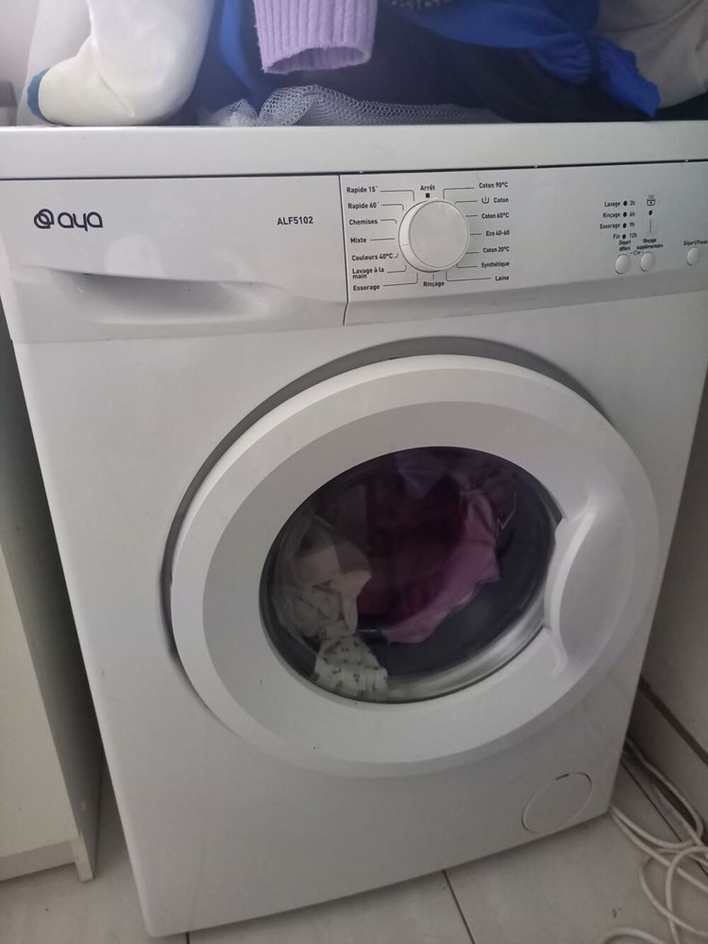 de notre machine &agrave; laver Electroménager