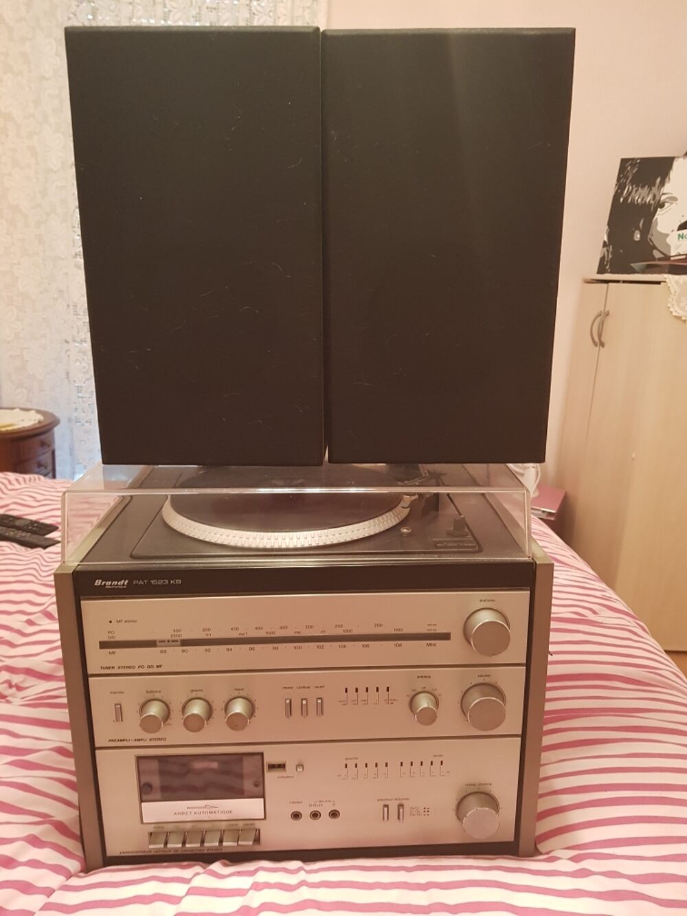 cha&icirc;ne hi-fi Brant CD et vinyles