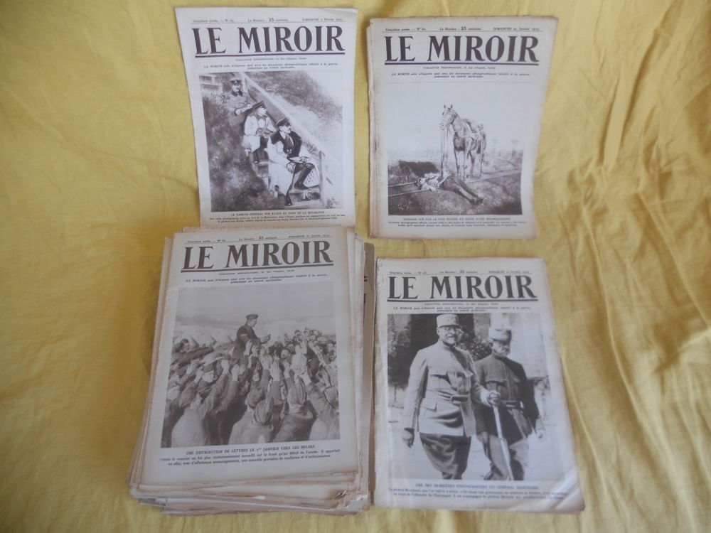 Revues (80) Le Miroir actualit&eacute;s guerre 1914/1918 Livres et BD