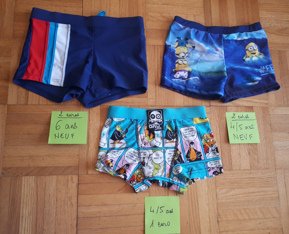 Maillots de bain enfants NEUFS SANS ETIQUETTE Vtements enfants