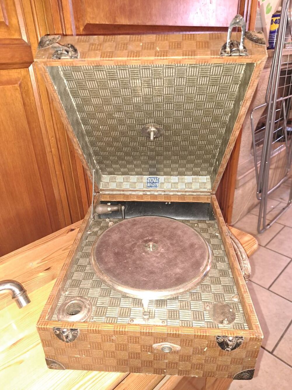 Gramophone phonographe ultrason vintage
