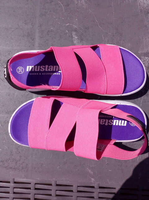 Nu-Pieds -  Mustang  - Femme/Adolescente/Fille - Pointure 36 20 Arques (62)