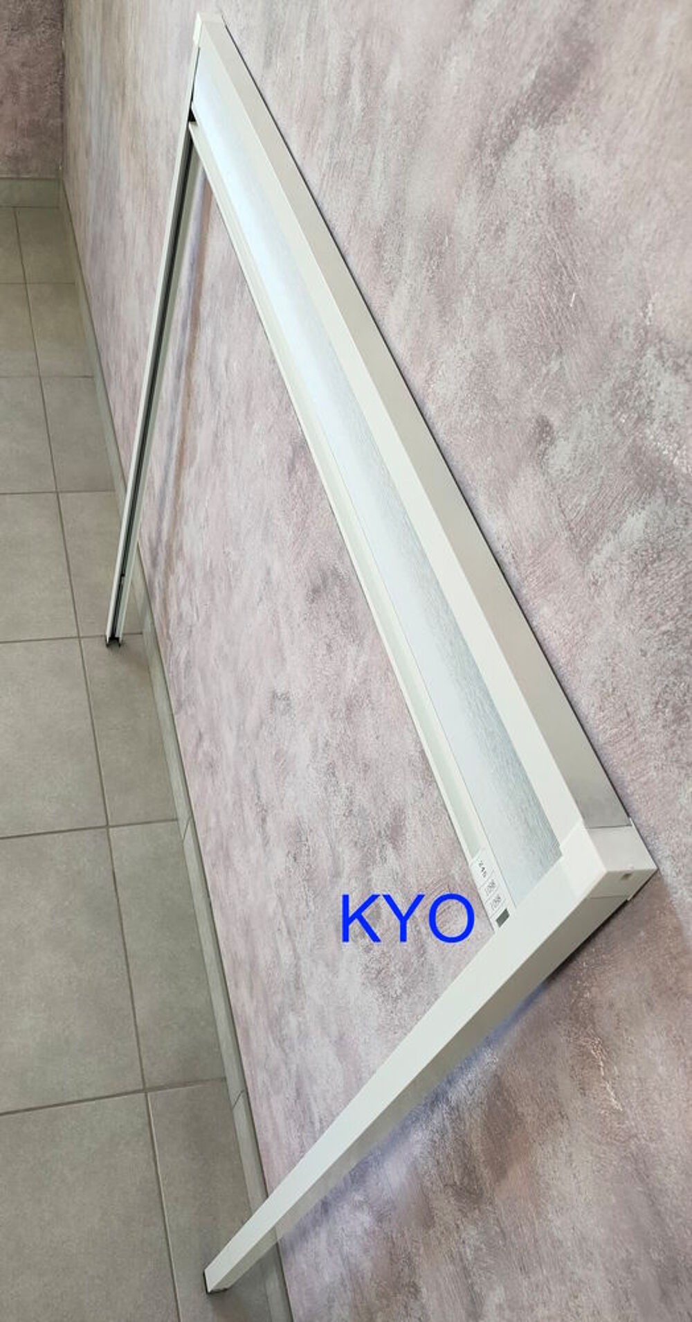 Porte accord&eacute;on coulissante pliante 110x110cm placard blanc Bricolage