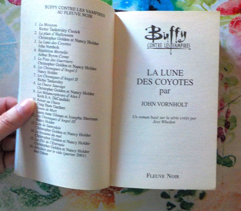 BUFFY CONTRE LES VAMPIRES N&deg;2 5 6 Ed. Fleuve Noir Livres et BD