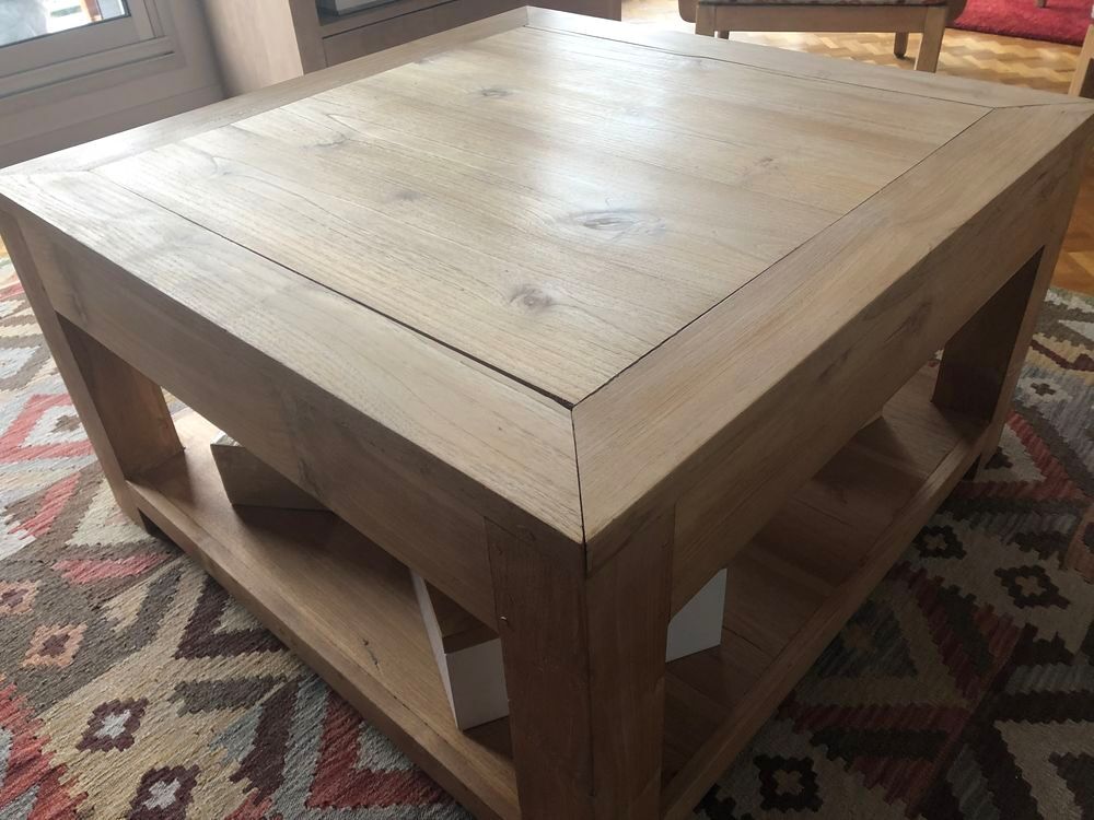 table basse en teck massif Meubles