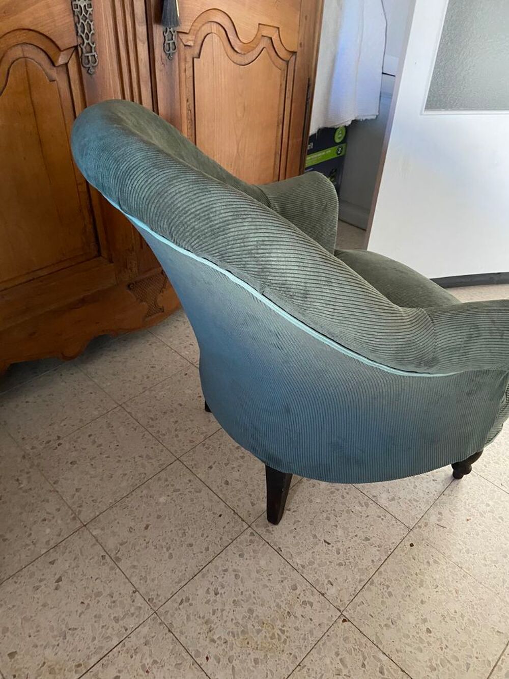 fauteuil crapaud restaure Meubles