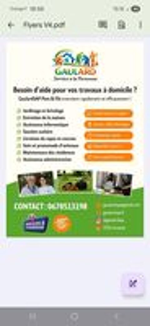   Services à la personne jardinage bricolage 