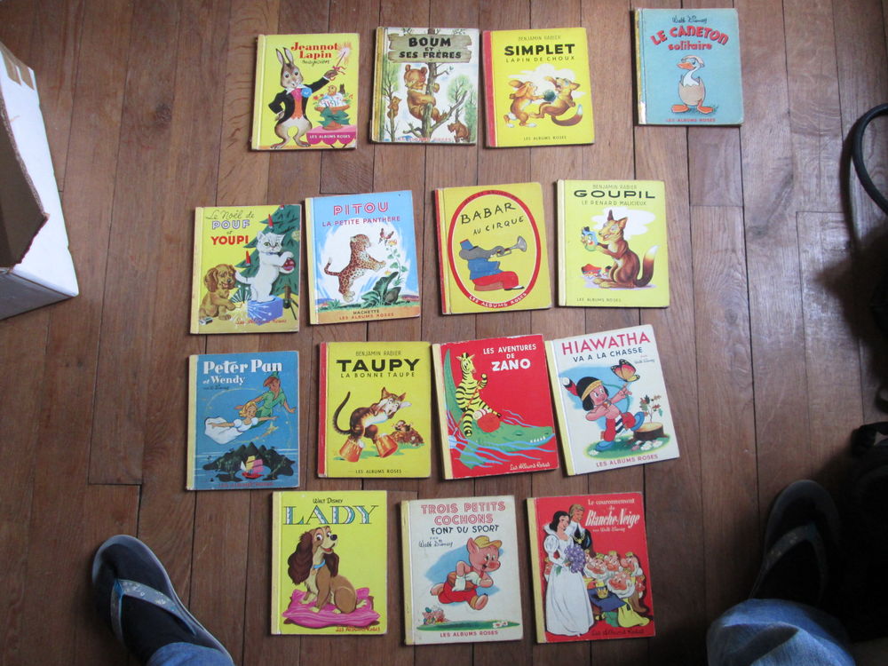 Livres enfants s&eacute;rie les albums roses (Hachette ann&eacute;es 1950) Livres et BD