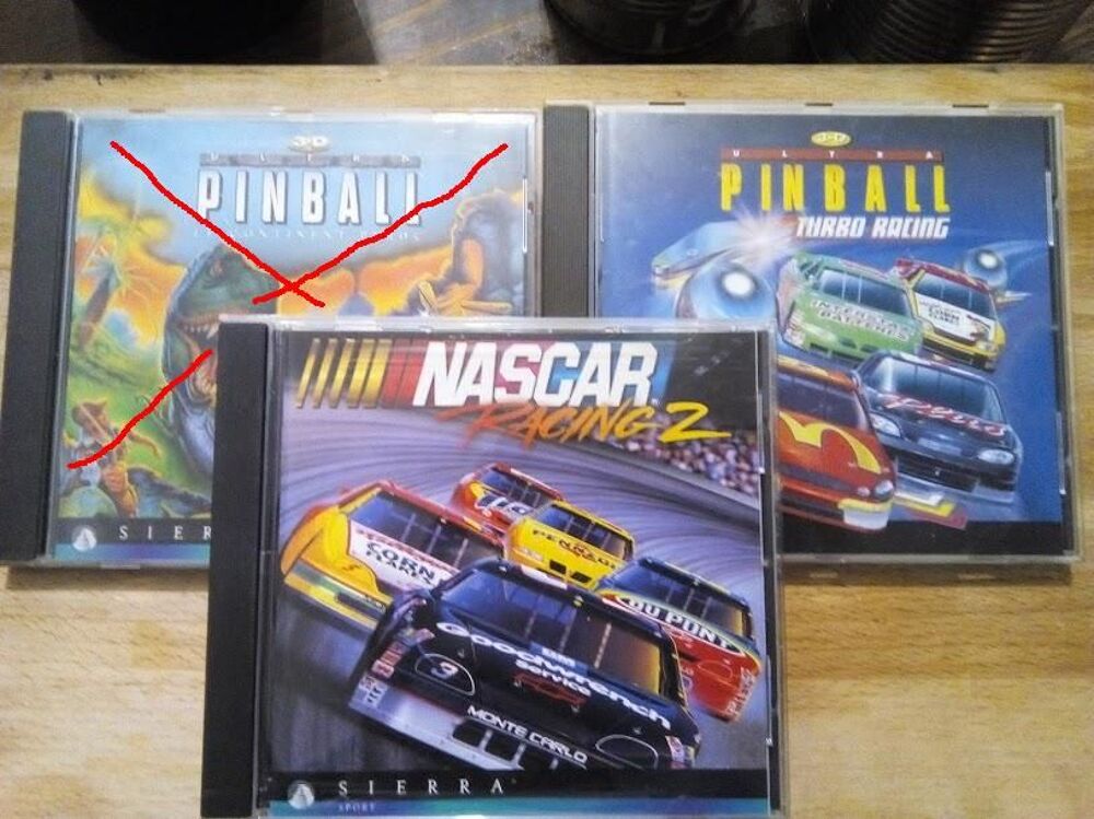 Jeux divers et Pinball en CD 5 € pi&egrave;ce Consoles et jeux vidéos