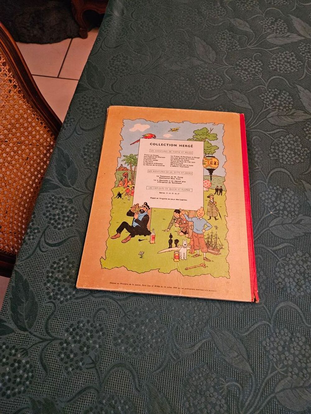 ALBUM BD D'HERGE LE MANITOBA NE REPOND PLUS 