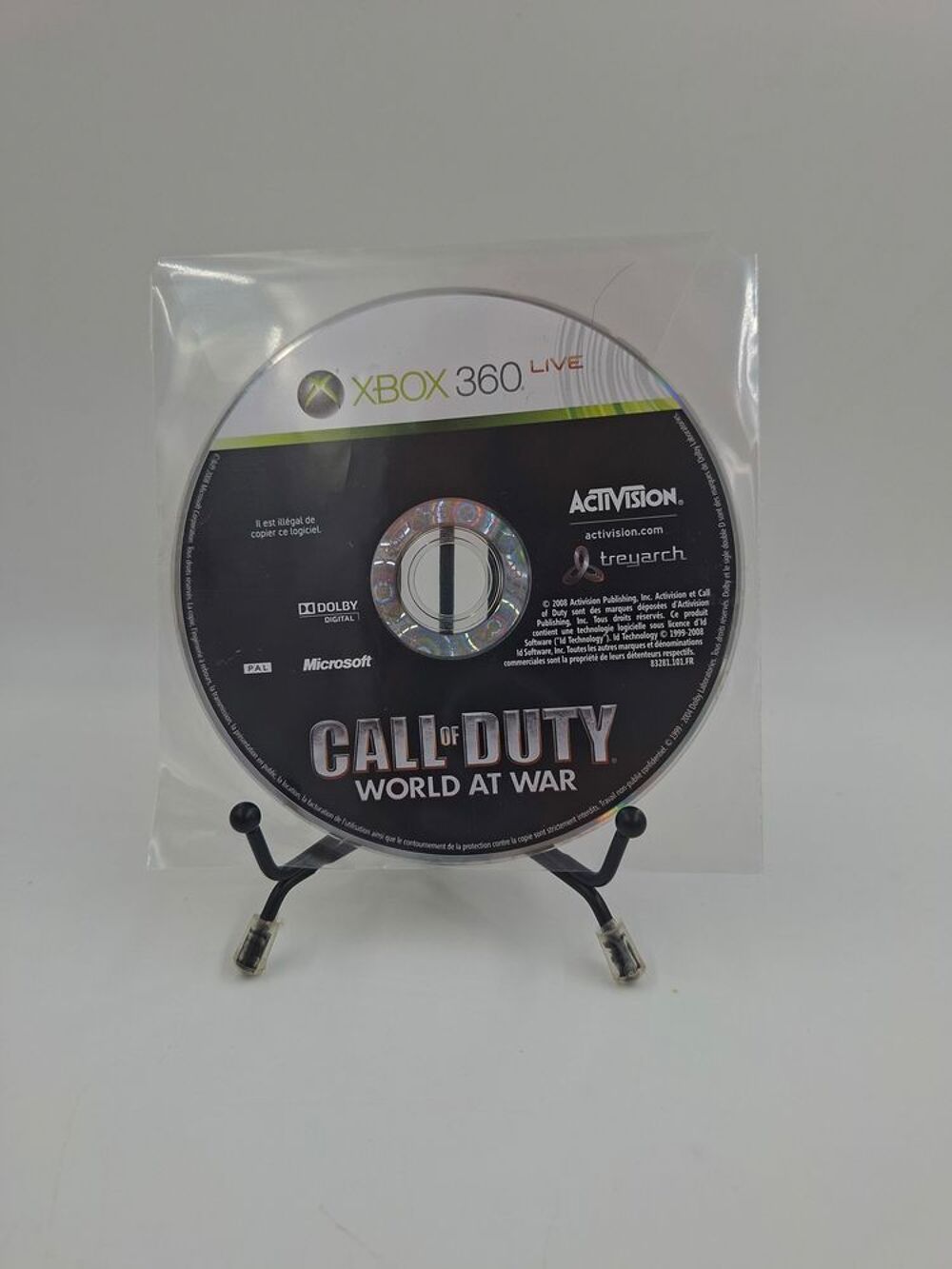 Jeu Xbox 360 Call of Duty World at War en loose Consoles et jeux vidéos