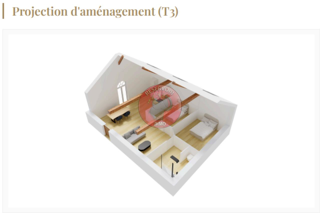  Appartement � vendre 3 pi�ces 63 m�