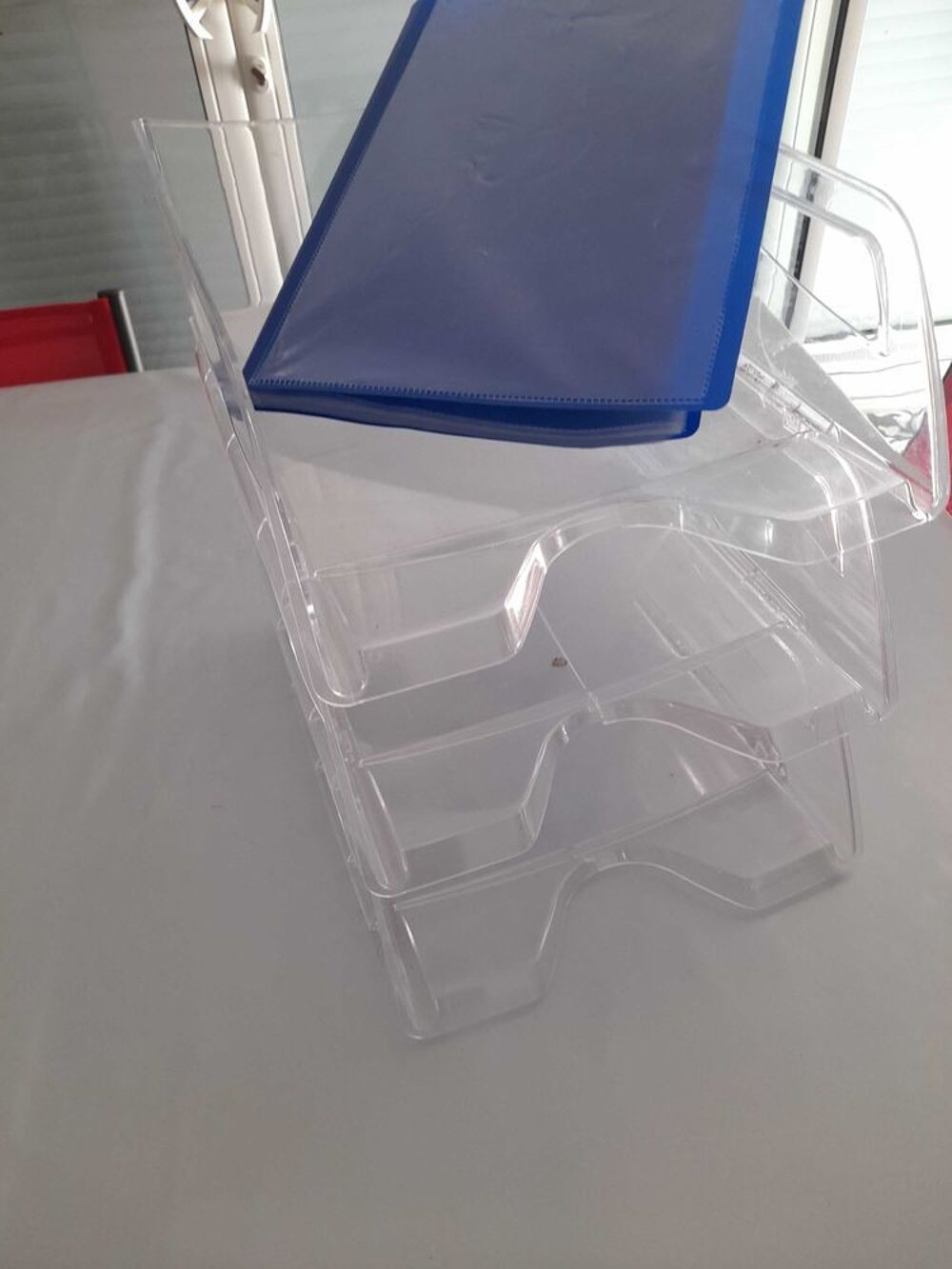range papiers 3 plus cahier bleu avec pochette papiers Livres et BD