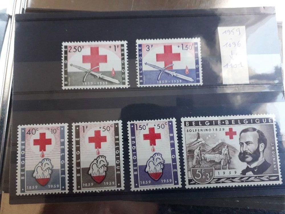 lot timbres Belgique - 